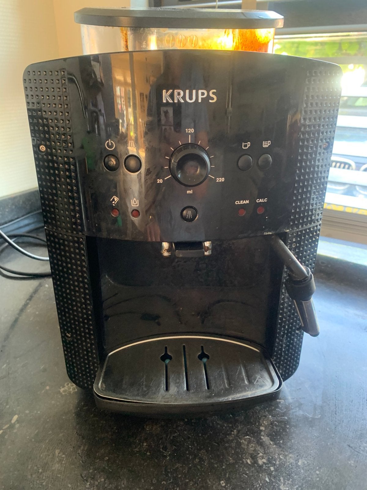 Krups EA810870.  DEFECT, Ophalen, Koffiemachine, Koffiebonen, 1 kopje