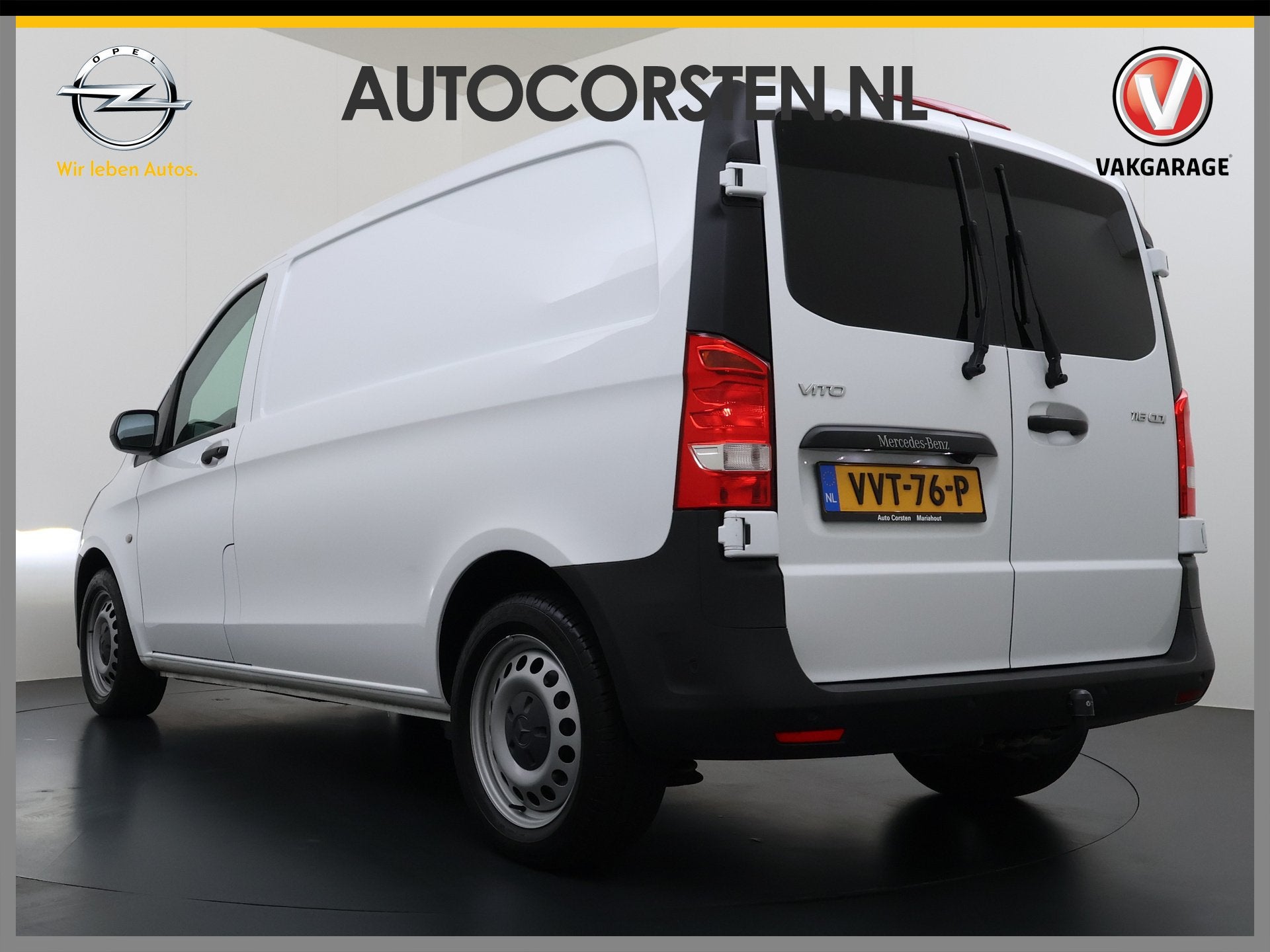 Mercedes-Benz Vito 116CDI 164pk AUT-9 Navi *Sortimo Kasten*, Automaat, Gebruikt, 4 cilinders, Wit