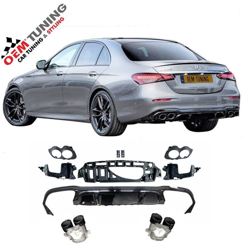 Diffuser geschikt voor E-Klasse W213 E-klasse | E53 GT-Style, Auto diversen, Ophalen of Verzenden