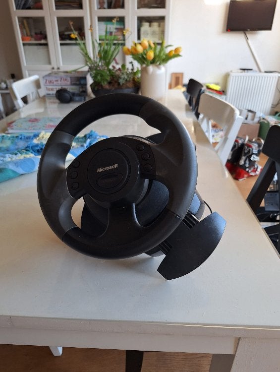 Microsoft sidewinder stuur, Ophalen, Gebruikt, Microsoft