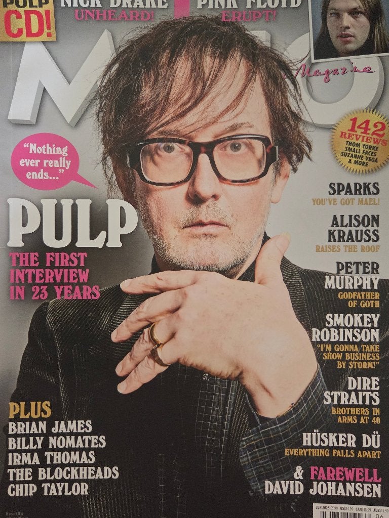 MOJO 06 2025 Pulp Cocker Pink Floyd Nick Drake Sparks Kraus, Boeken, Ophalen of Verzenden, Zo goed als nieuw, Muziek, Film of Tv