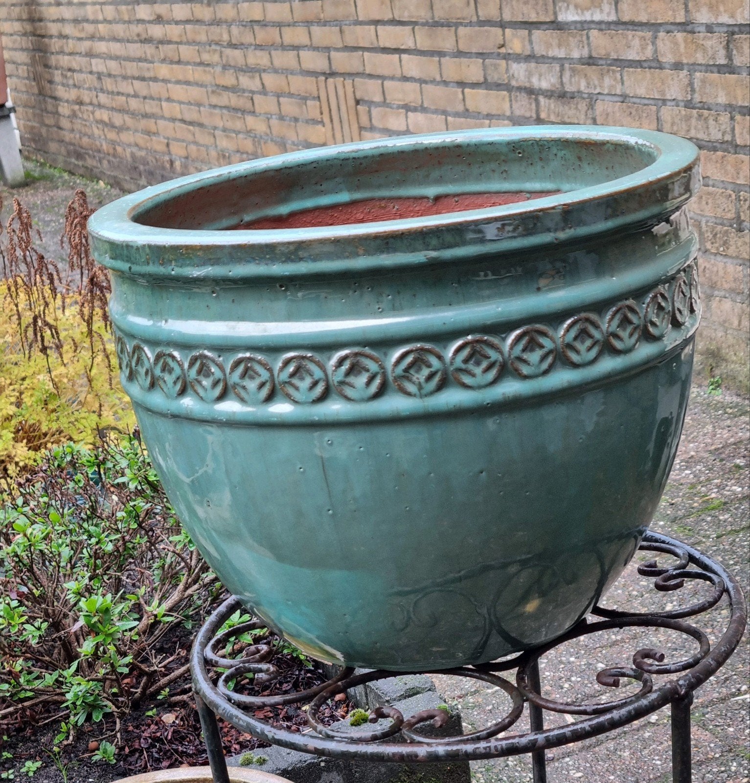 bloembak  voor buiten 36 cm   vorstbestendig, Ophalen, Steen, Minder dan 60 cm, Rond