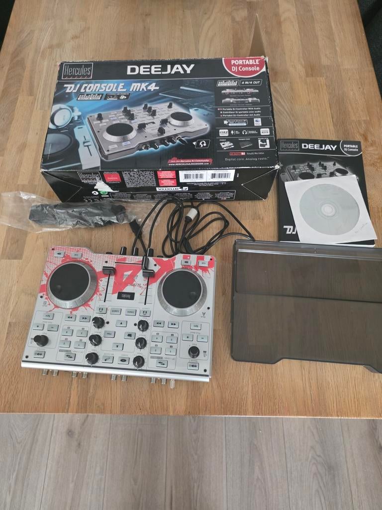 Hercules DJ Console MK4 - Complete DJ Set, Ophalen, Zo goed als nieuw, Dj-set, Overige merken