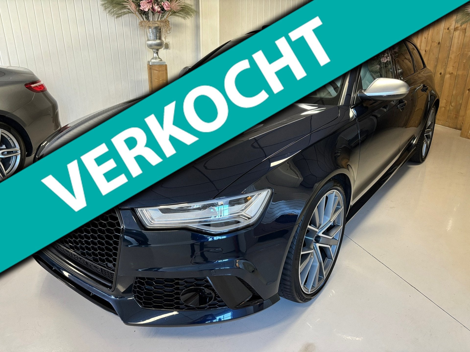 Audi A6 Avant 4.0 TFSI RS 6 quattro Pro Line Plus, Automaat, Gebruikt, Blauw, 10 km/l