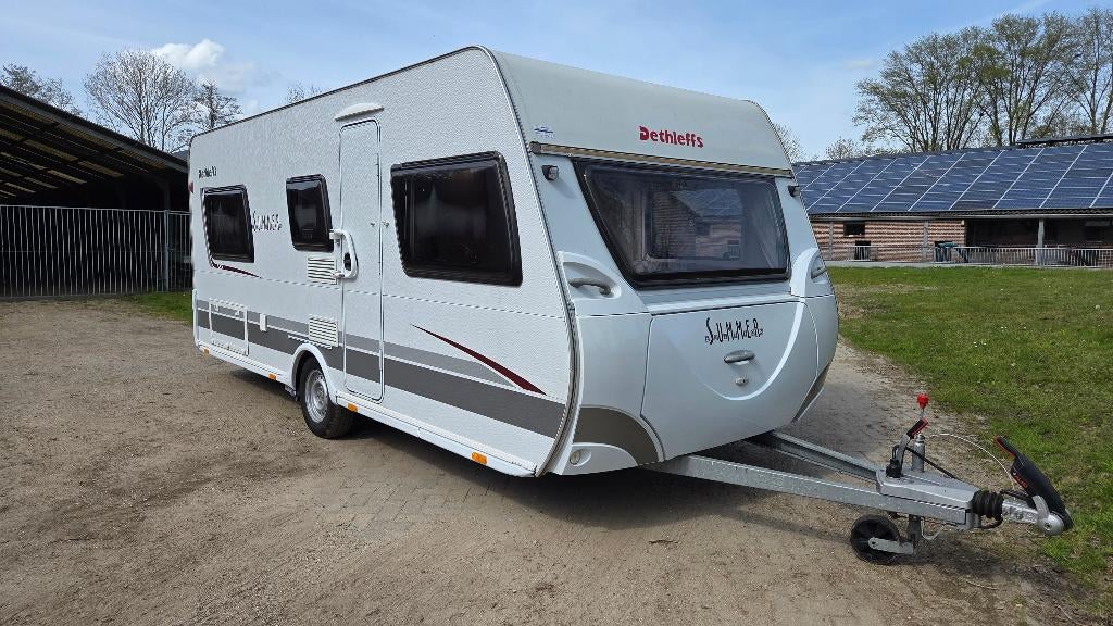 Dethleffs 510 RE Summer Edition 2014 | Instapklaar, Rondzit, Hefbed, Particulier, 5 tot 6 meter