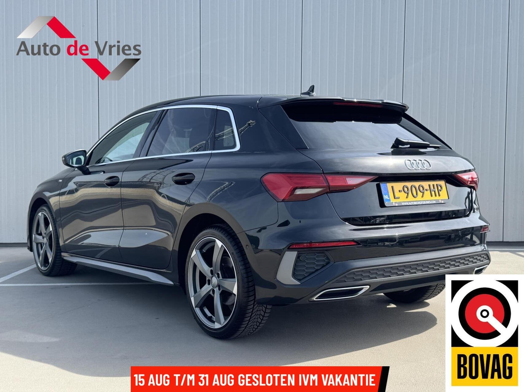 Audi A3 Sportback 35 TFSI S edition|Navi|Virtual Cockpit, Automatische klimaatregeling, Stof, 4 cilinders, Zwart