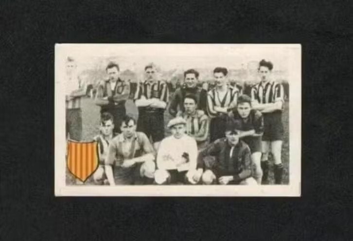 Voetbalplaatje West-Frisia Enkhuizen 1930/1931 (296)., Ophalen of Verzenden, Zo goed als nieuw