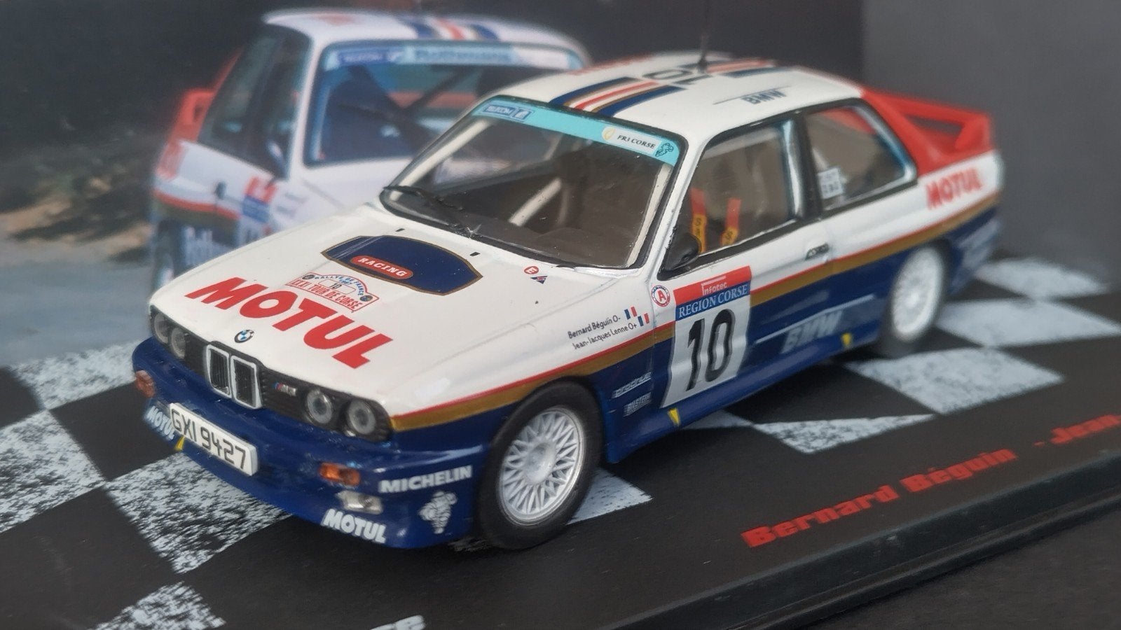 BMW M3 E30 Rally Tour de Corse 1987 1:43 De Agostini Pol, Overige merken, Auto, Verzenden, .