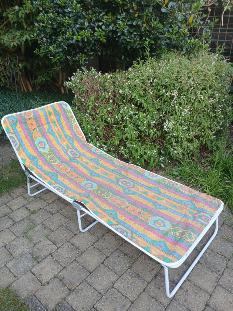 Inklapbaar bed voor logees, tuin, balkon of camping 2 stuks, Tuin en Terras, Ophalen of Verzenden