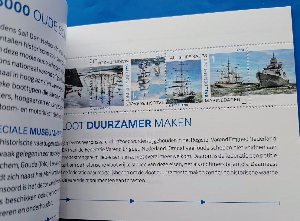 Prestigeboekje 107 - SAIL Den Helder, Hijs de zeilen 2023, Verzenden, Na 1940, Postfris