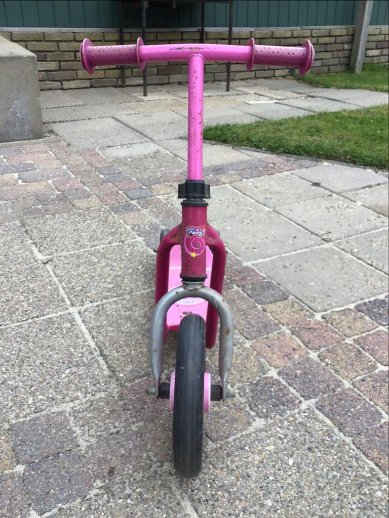 Roze kinderstep met 3 wielen - Disney Princess, Ophalen, Gebruikt, Gewone step