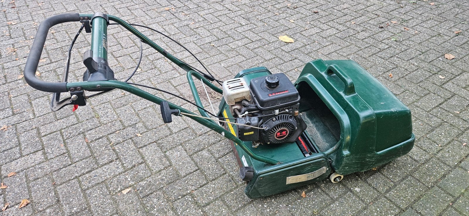 ATCO Balmoral 17SK Benzine Kooimesmaaier, Ophalen, Gebruikt, Opvangbak, Benzine-grasmaaier
