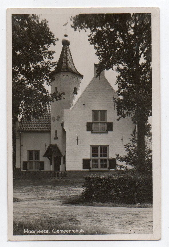 Maarheeze Gemeentehuis 1948, Ophalen, 1940 tot 1960, Ongelopen, Noord-Brabant