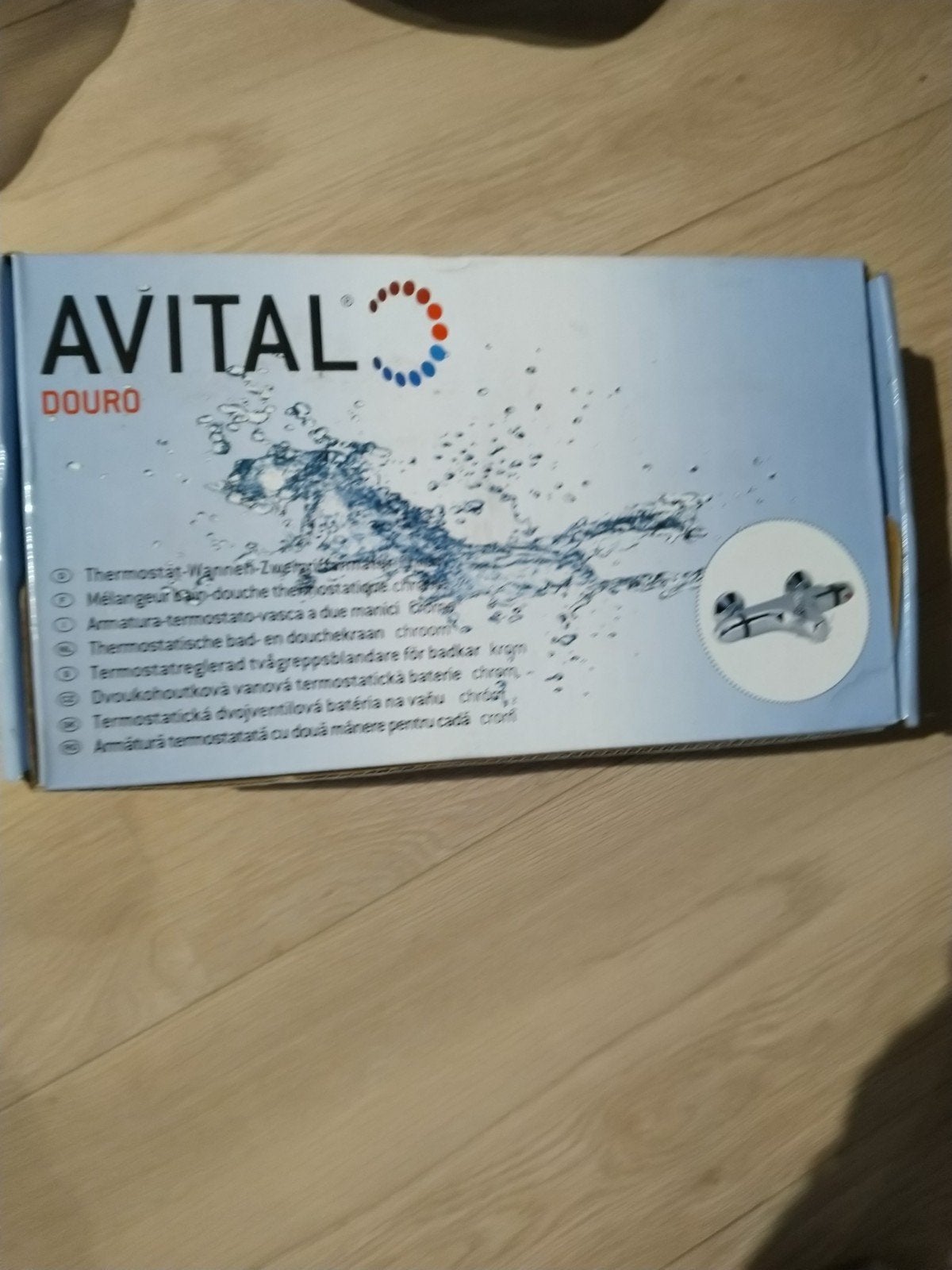 Avital Douro Thermostatische Bad- en Douchekraan Chroom, Ophalen, Nieuw, Chroom, Kraan