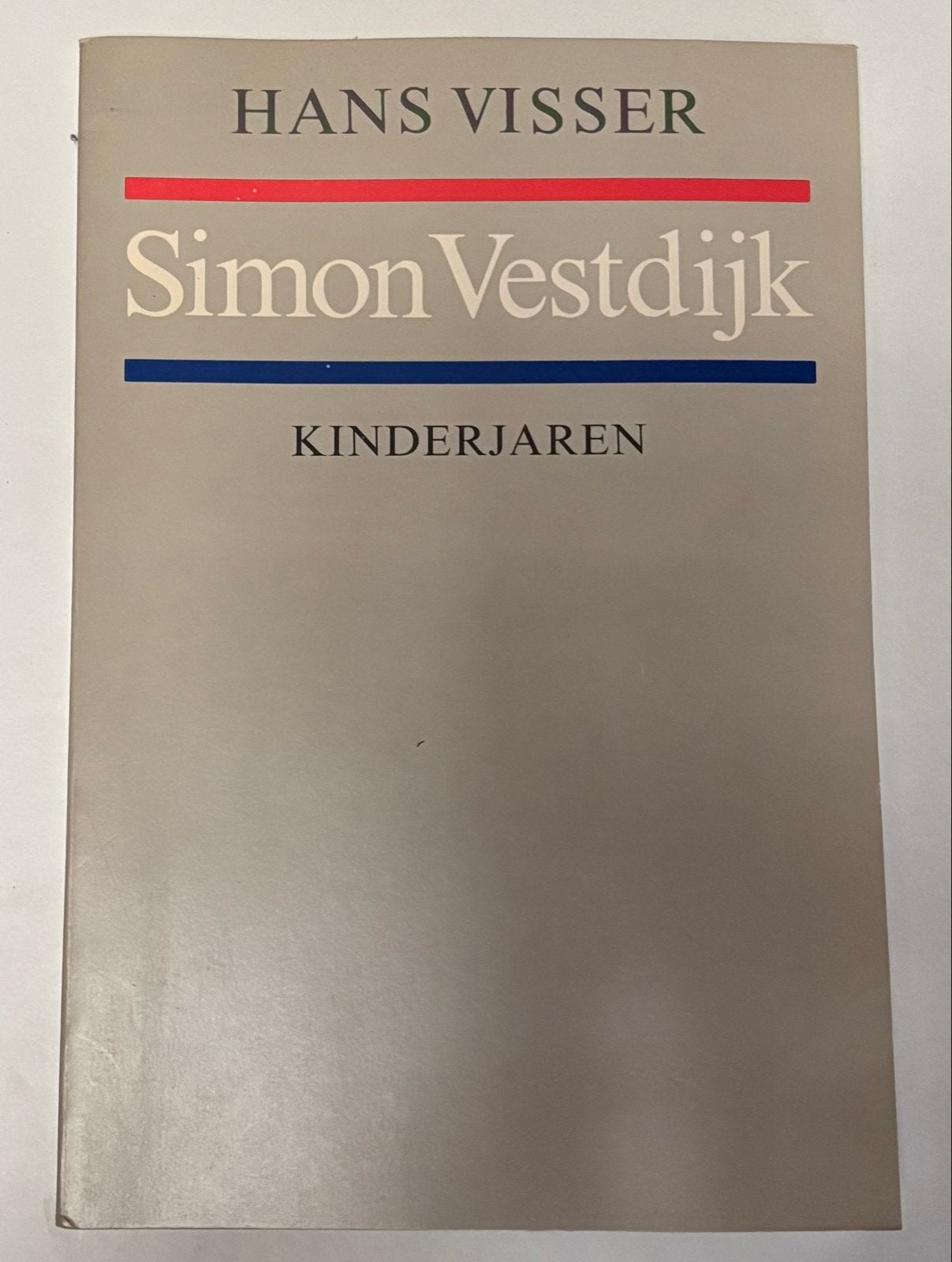 Simon Vestdijk: Kinderjaren door Hans Visser (1987), Boeken, Ophalen of Verzenden, Zo goed als nieuw, Overige