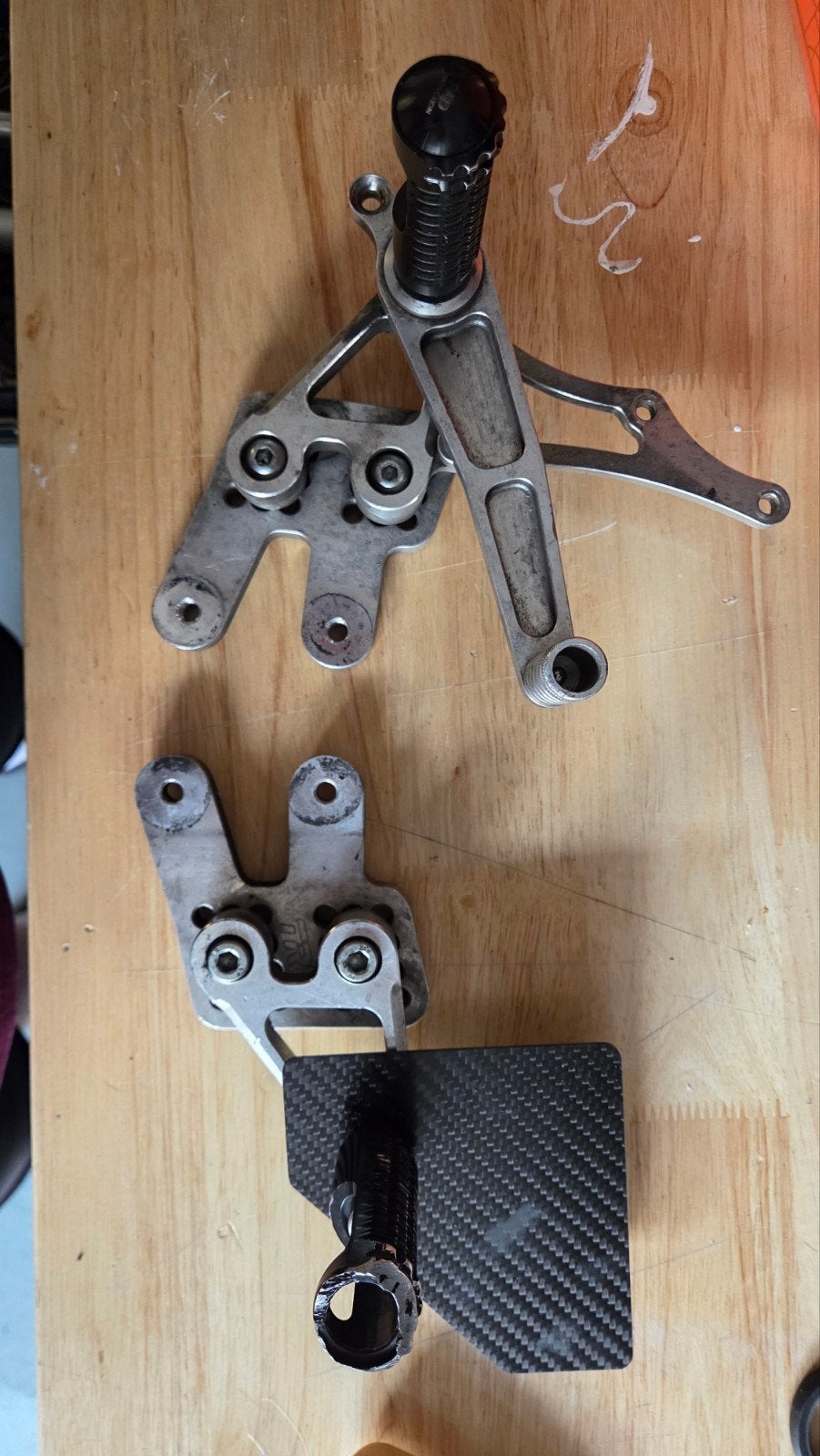 rearset racing suzuki gsxr 600 / 750 2006-2010, Ophalen of Verzenden, Gebruikt