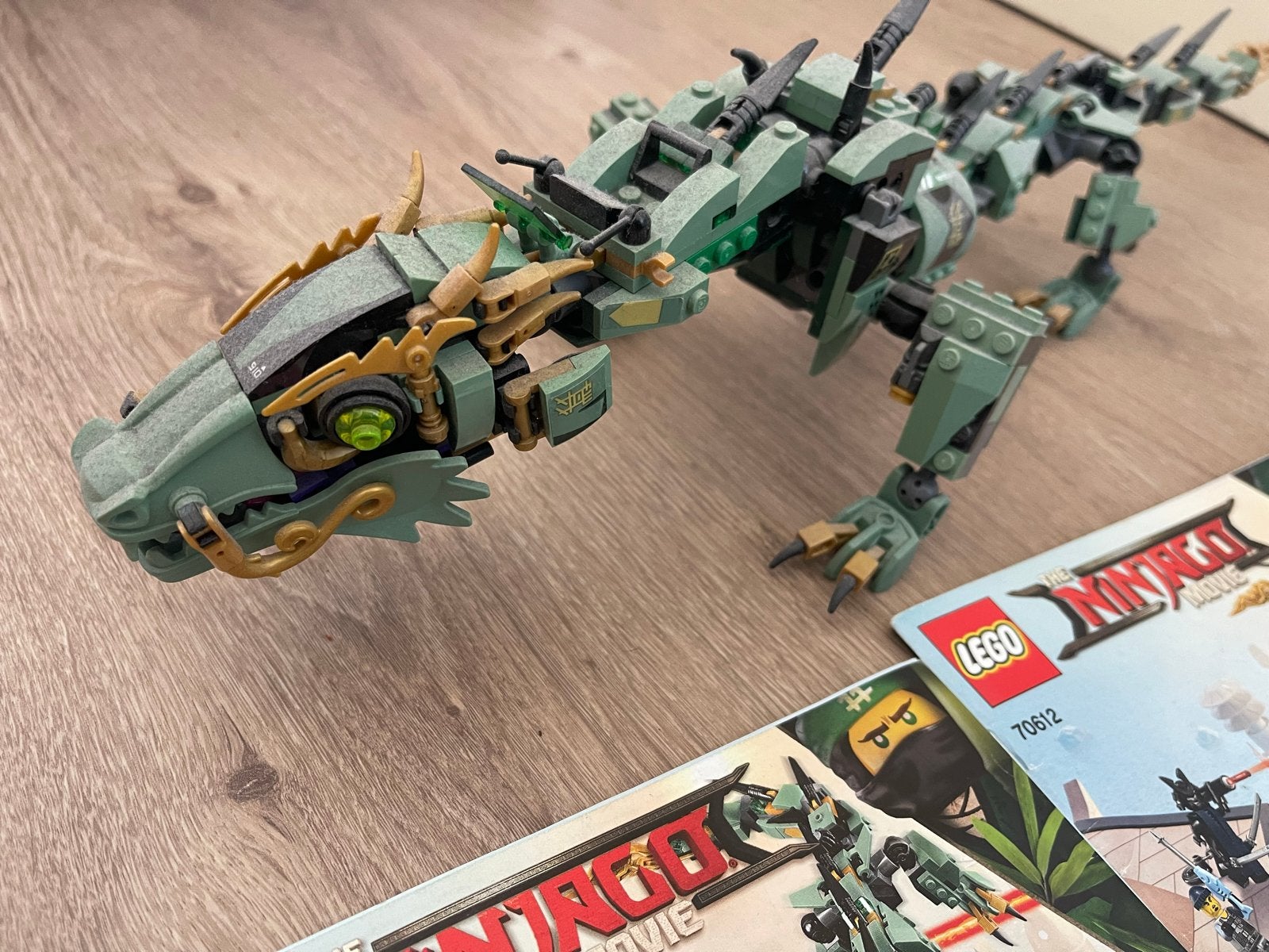 Lego Ninjago Movie Green Ninja Mech Dragon 70612, Gebruikt, Lego, Ophalen of Verzenden, Compleet