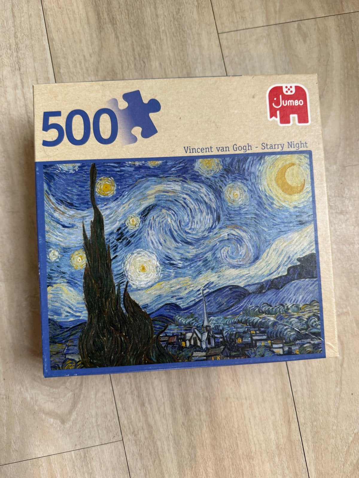 Jumbo Legpuzzel 500 stukjes - Vincent van Gogh Sterrennacht, Hobby en Vrije tijd, Denksport en Puzzels, Ophalen, Minder dan 500 stukjes