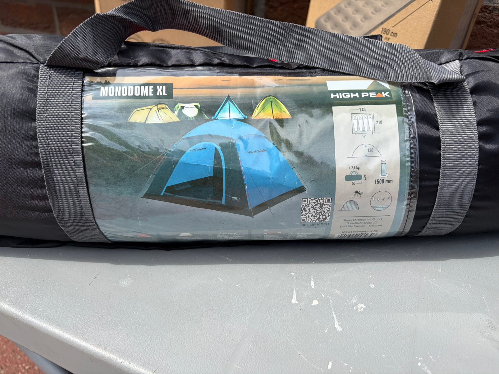 Tent, en luchtbedden(1 en 2 pers.) nieuw, Ophalen of Verzenden, Zo goed als nieuw