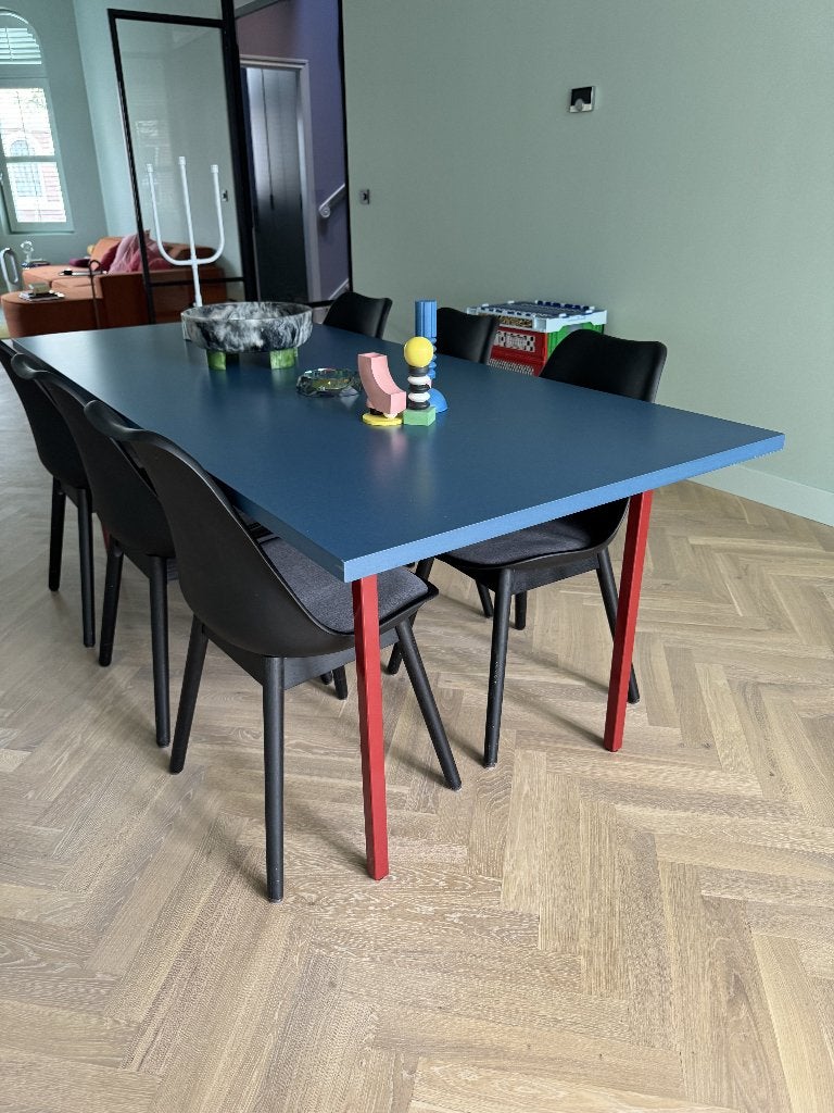 HAY x Muller Van Severen Two-Colour Tafel (200x90cm), Huis en Inrichting, Tafels | Eettafels, Ophalen, Gebruikt, Overige materialen