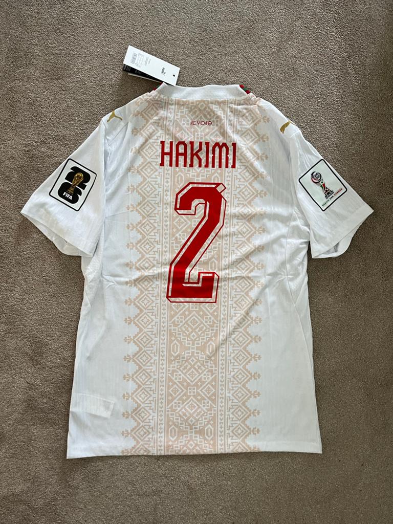 Marokko uitshirt wk 2026 Hakimi 2 maat L, Sport en Fitness, Voetbal, Maat L, Ophalen of Verzenden, Nieuw, Shirt
