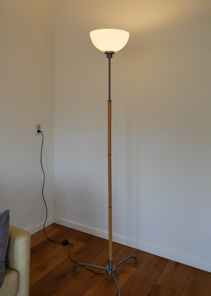 staande lamp, Ophalen, Gebruikt, Glas, Modern