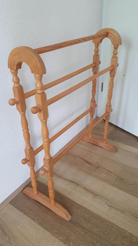 Vintage Houten Wasrek - Droogrek, Ophalen, Wasrek