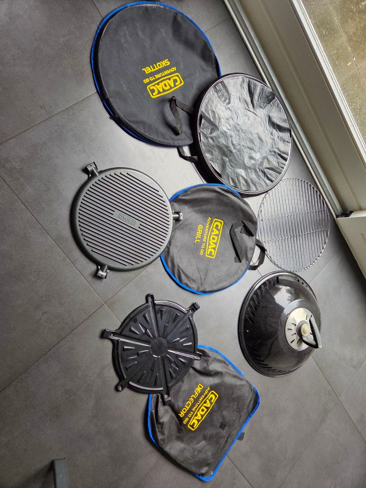 CADAC Accessoires Deksel, Deflector, Grill, Skottel, Rooster, Ophalen, Zo goed als nieuw, CADAC