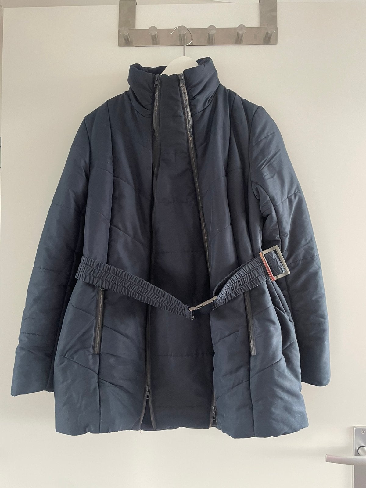 Zwangerschaps jas winter blauw L2W Maat S, Kleding | Dames, Positiekleding, Blauw, Ophalen of Verzenden, Maat 36 (S), Jasje of Colbert