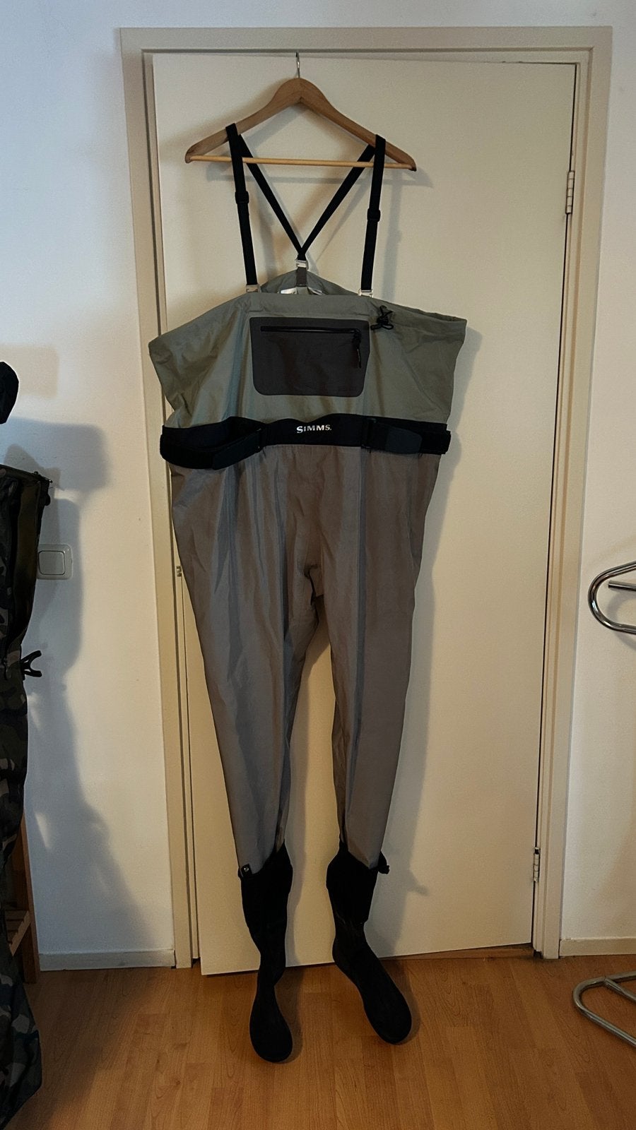 Te Koop Simms Goretex waadpak met schoenen, Ophalen, Zo goed als nieuw, Overige typen