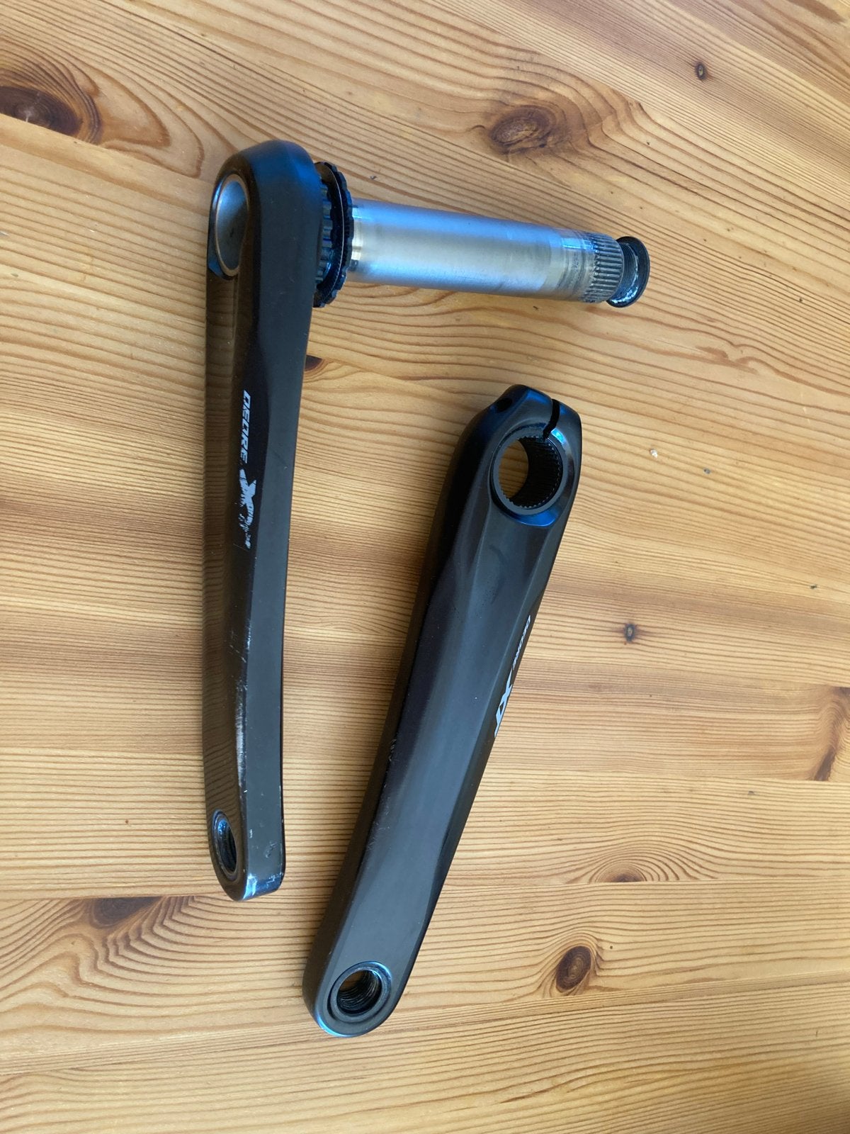 Shimano XT M8100 Crankstel 175mm (excl. voorblad), Fietsen en Brommers, Crankstel of Pedalen, Gebruikt, Ophalen of Verzenden, Aluminium