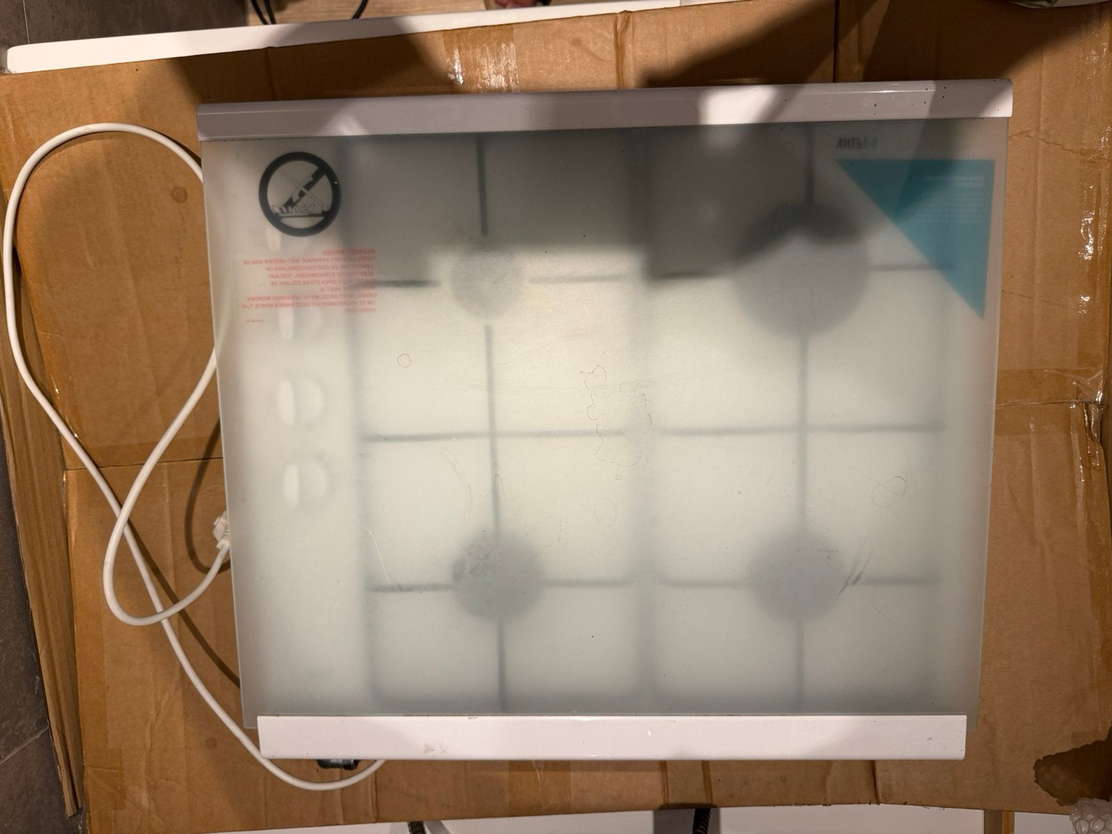 Gas kookplaat, Ophalen of Verzenden, Zo goed als nieuw, Minder dan 50 watt