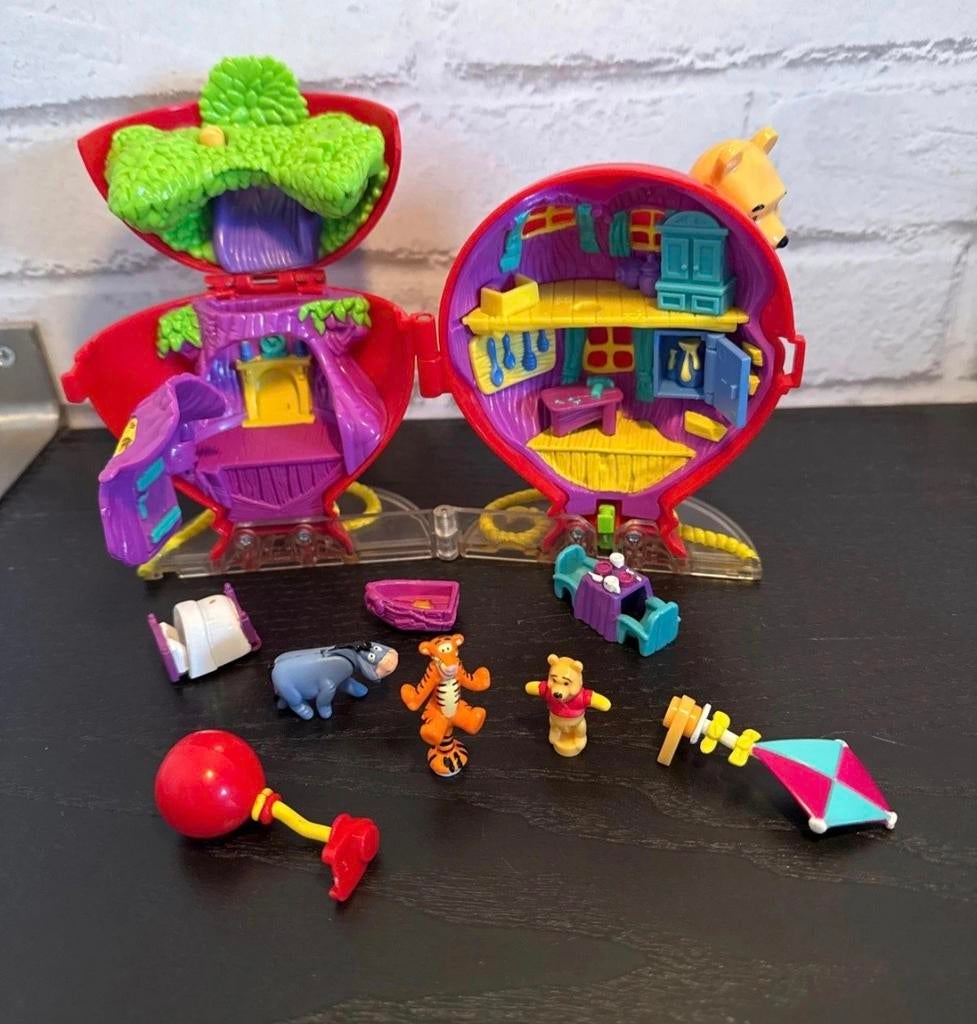 Polly pocket Winnie the pooh, Verzamelen, Ophalen of Verzenden, Winnie de Poeh of vrienden, Zo goed als nieuw, Beeldje of Figuurtje