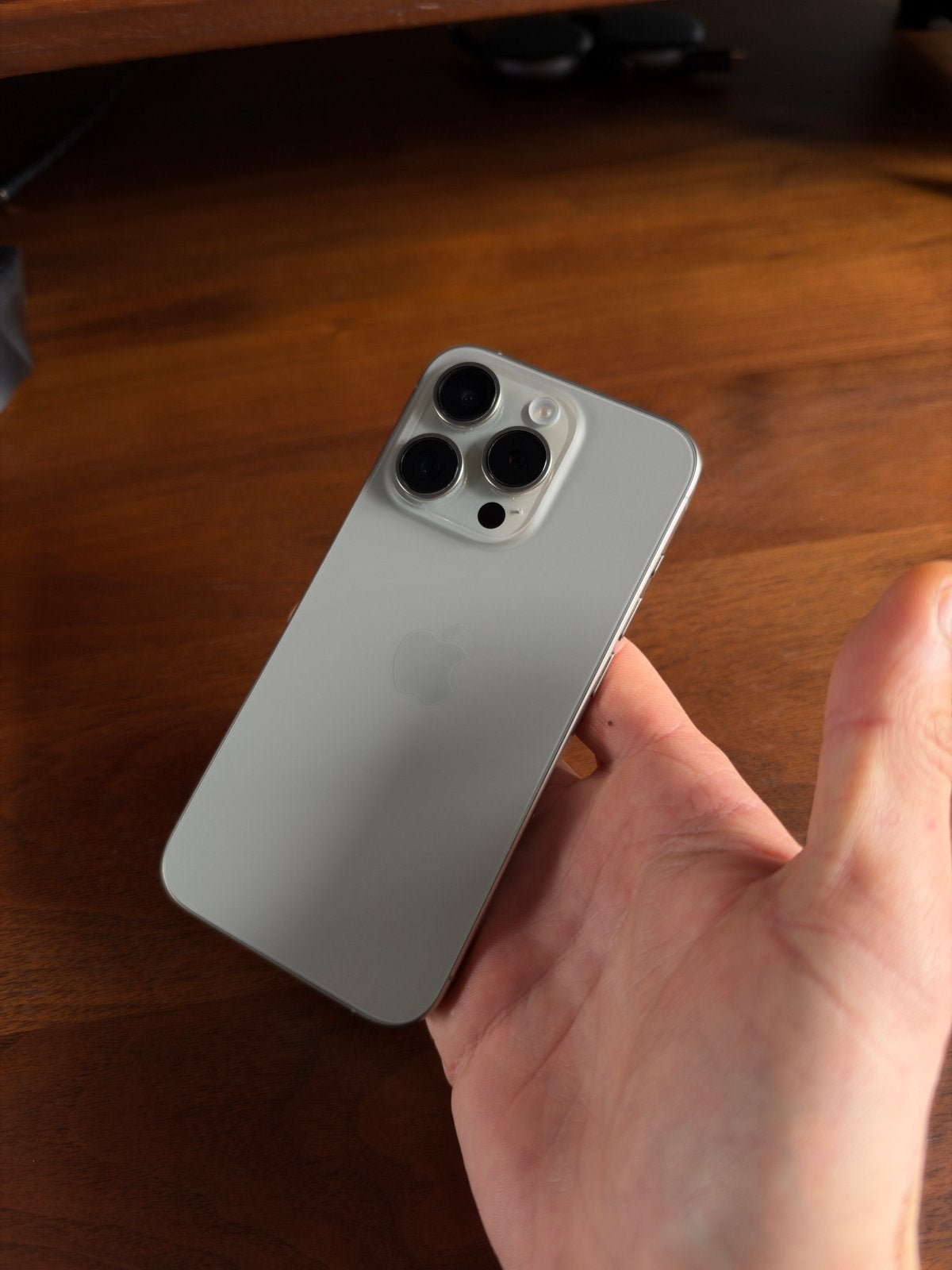 iPhone 15 Pro Titanium 256GB - 88% Batterijconditie, Zo goed als nieuw, Grijs, IPhone 15 Pro, Ophalen