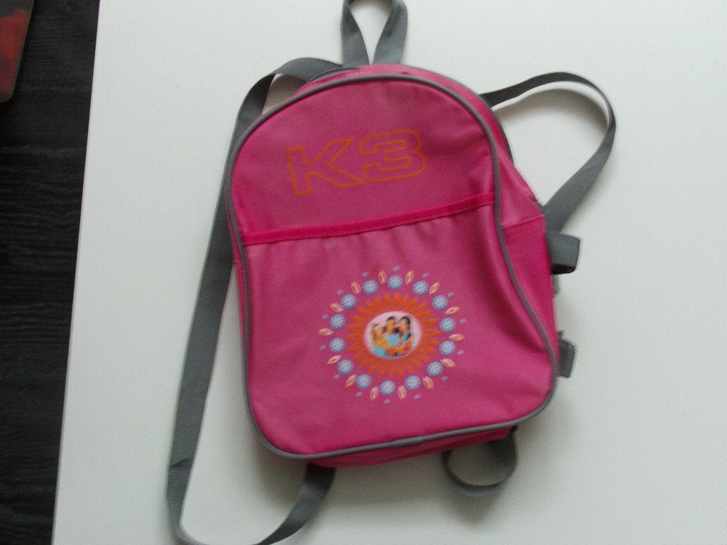 K3 Rugtas, Sieraden, Tassen en Uiterlijk, Tassen | Rugtassen, Overige merken, Gebruikt, 25 tot 40 cm, Ophalen of Verzenden