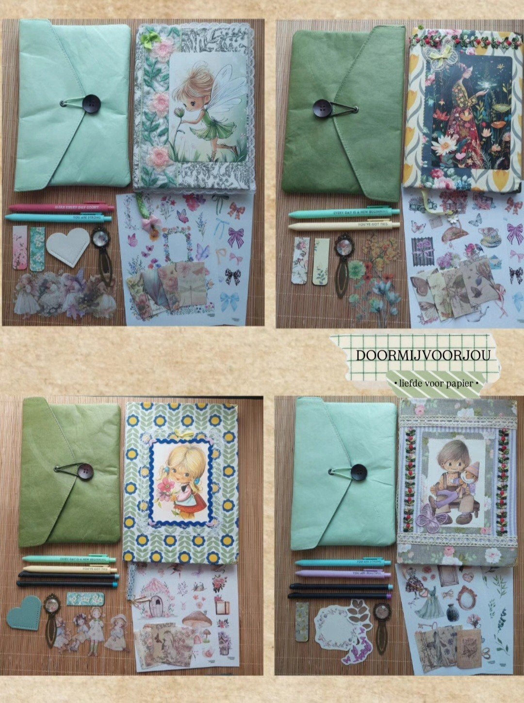 Journal /notebook bundel met papier & accessoires, Ophalen of Verzenden, Nieuw