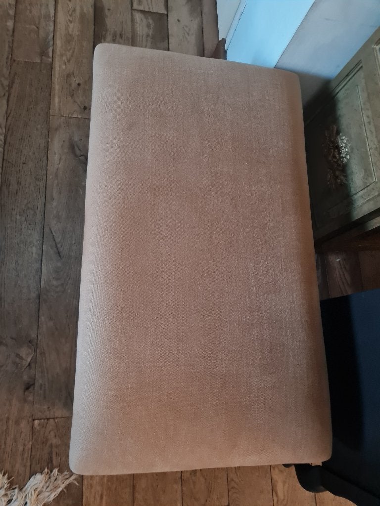 Vintage poef, bankje, Heikant 21 Kaatsheuvel, Minder dan 50 cm, Belle Vieille Brocante, Zo goed als nieuw