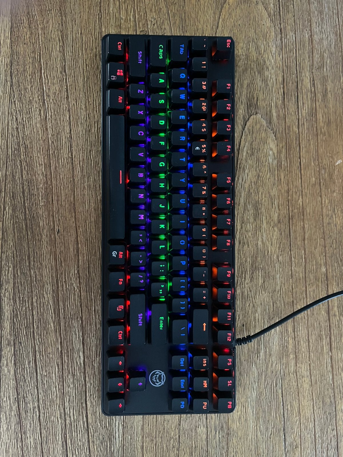 Qware Gaming Keyboard, Ophalen, Hot-swappable, Zo goed als nieuw, Qwerty