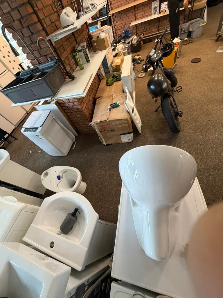 Roca en Design hangtoilet wit keramiek Cersanit staandtoilet, Ophalen of Verzenden, Zo goed als nieuw, Wit