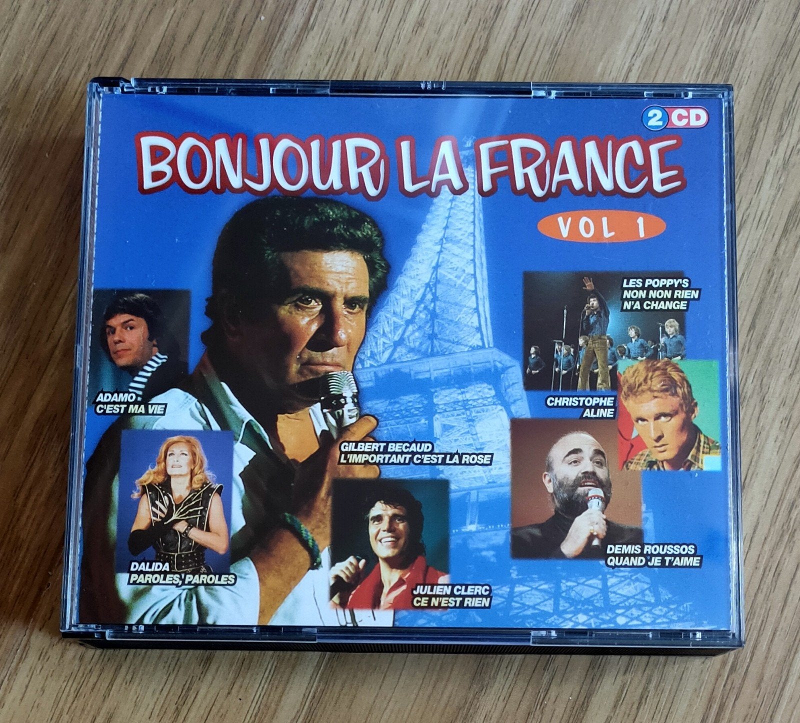 Bonjour La France Vol. 1 - 2CD Franse Hits, Ophalen of Verzenden, Zo goed als nieuw