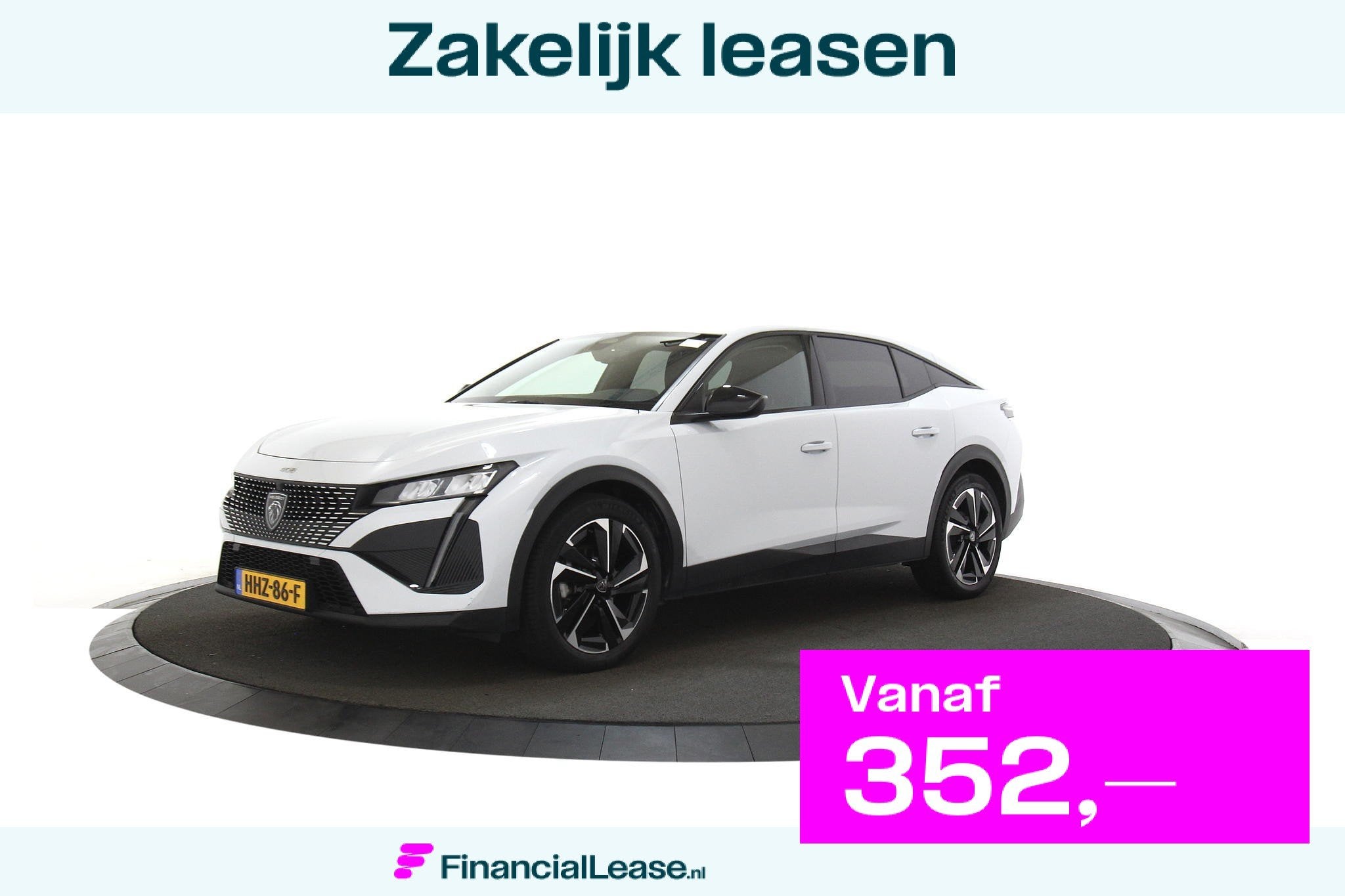Peugeot 408 1.2 Hybrid 145 e-DCS6 Allure, Automaat, 136 pk, Gebruikt, Euro 6