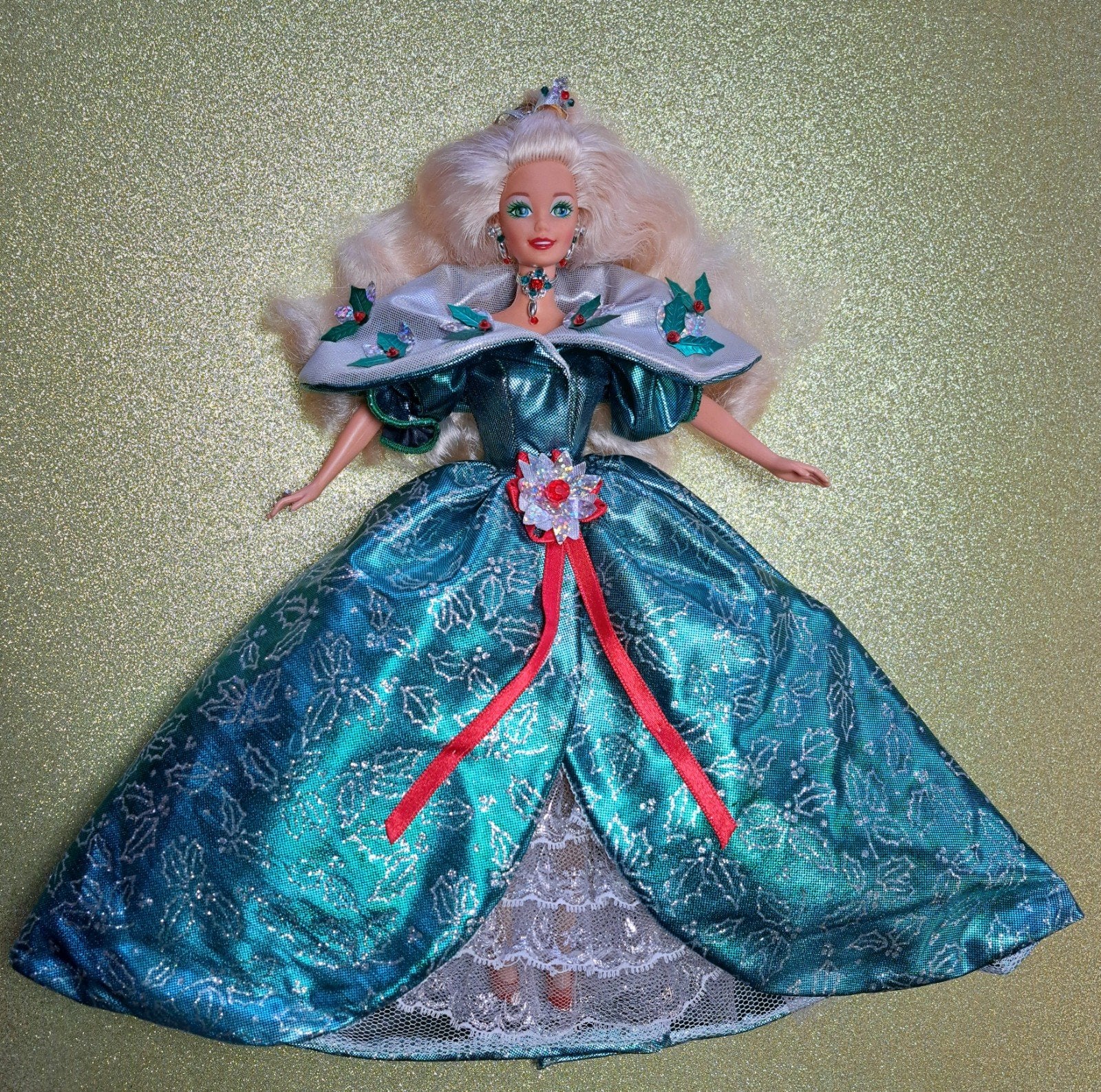 Mattel Barbie Happy Holidays Special Edition Kerstpop 1995, Verzamelen, Ophalen of Verzenden, Zo goed als nieuw, Fashion Doll