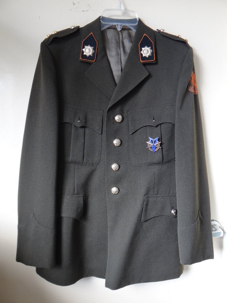 Vintage Nederlands Militair Uniform Jas, Verzamelen, Militaria | Algemeen, Ophalen of Verzenden, Landmacht, Nederland, Kleding of Schoenen