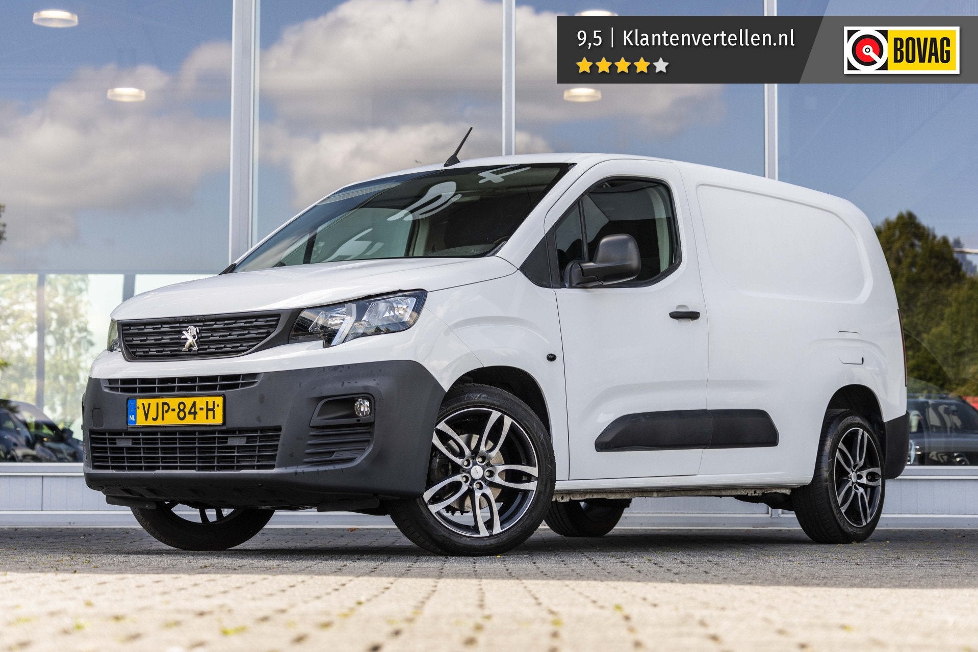 Peugeot Partner 1.5 BlueHDI Premium Long | Carplay | Cruise, Auto's, 12 maanden, Stof, Gebruikt, 4 cilinders