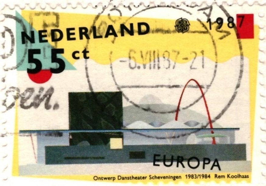 42388 Ouddorp ZH 80+ _Gelopen met mooie zegel Danstheater, Verzamelen, Ansichtkaarten | Nederland, Ophalen of Verzenden, 1980 tot heden