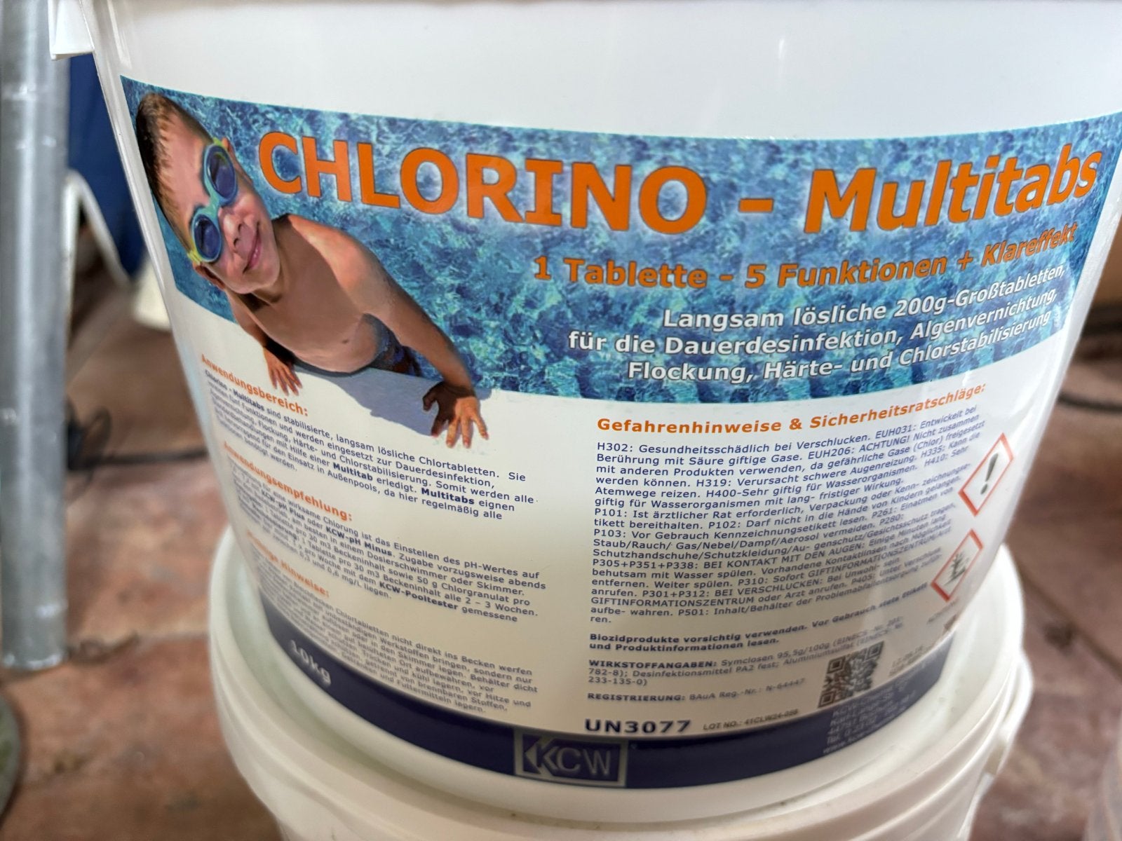 Chlorino Multitabs 5-in-1 Chloortabletten voor Zwembad, Tuin en Terras, Zwembad-toebehoren, Ophalen of Verzenden, Nieuw, Reinigingsmiddel