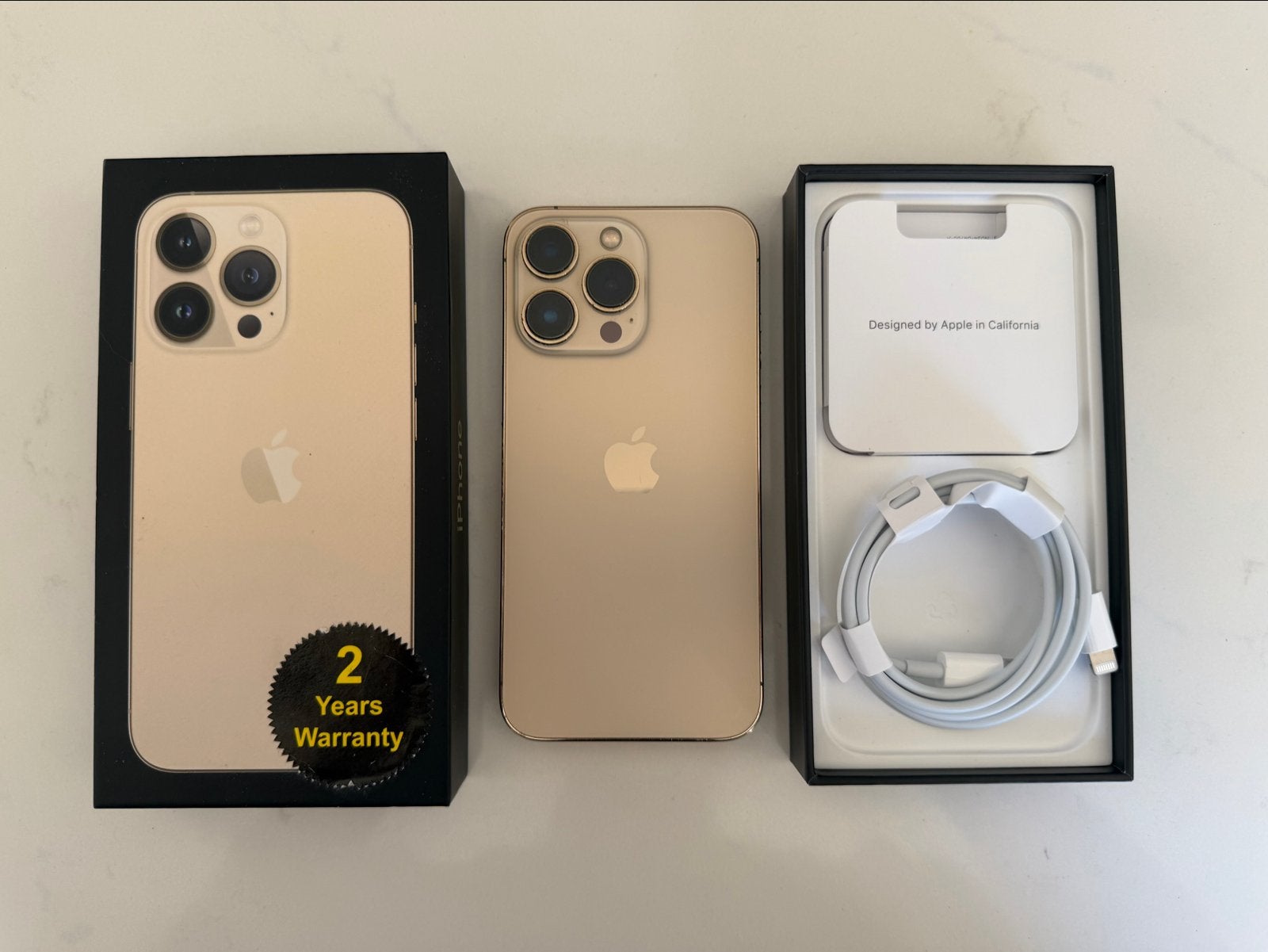 iPhone 13 Pro 128GB Goud - Compleet met lichte sporen, Telecommunicatie, Mobiele telefoons | Apple iPhone, Ophalen of Verzenden