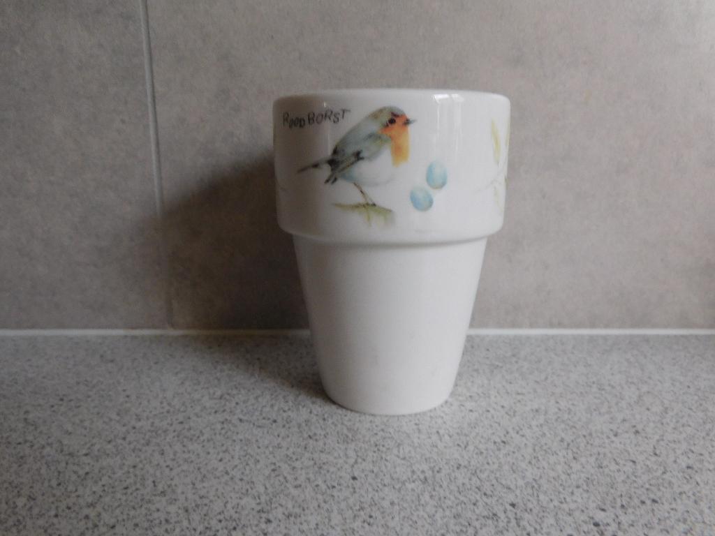 Melkbeker Tuinvogels Roodborst JET by ter Steege, Huis en Inrichting, Keuken | Servies, Overige typen, Ophalen of Verzenden, Zo goed als nieuw