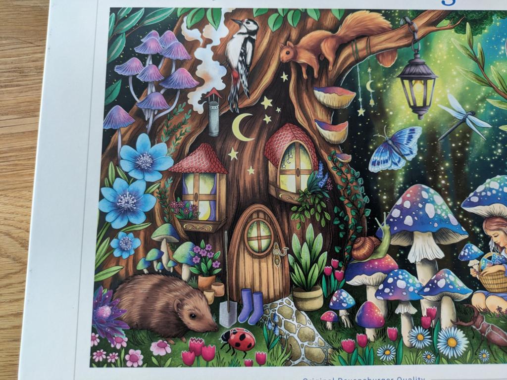 Ravensburger Legpuzzel 1000 stukjes - Sprookjesbos, Ophalen, 500 t/m 1500 stukjes, Zo goed als nieuw, Legpuzzel