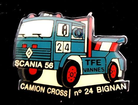 Scania Camion Cross pin, Verzenden, Nieuw, Transport, Speldje of Pin